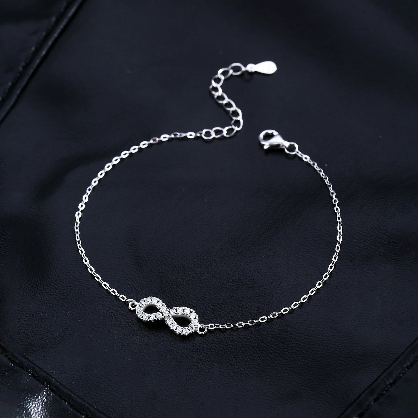 Bracelet moissanite femme - infinite