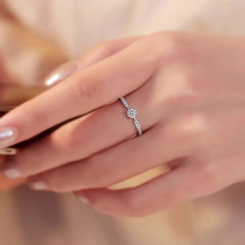 Bague Moissanite Signature