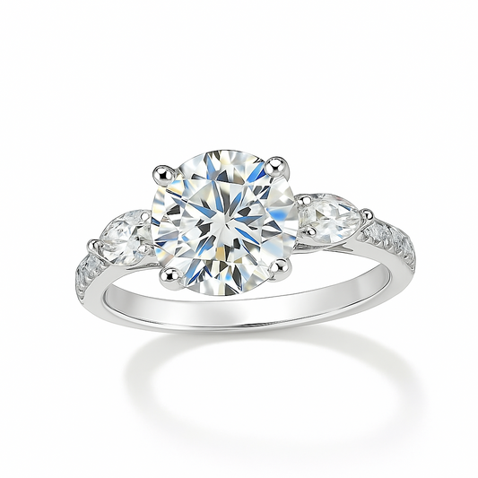 Bague Moissanite Imperial