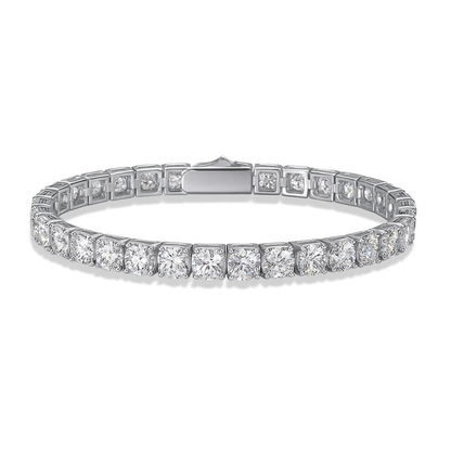 Bracelet moissanite streetwear homme certifié GRA – effet diamant