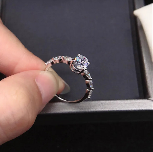 Bague Moissanite Imperial