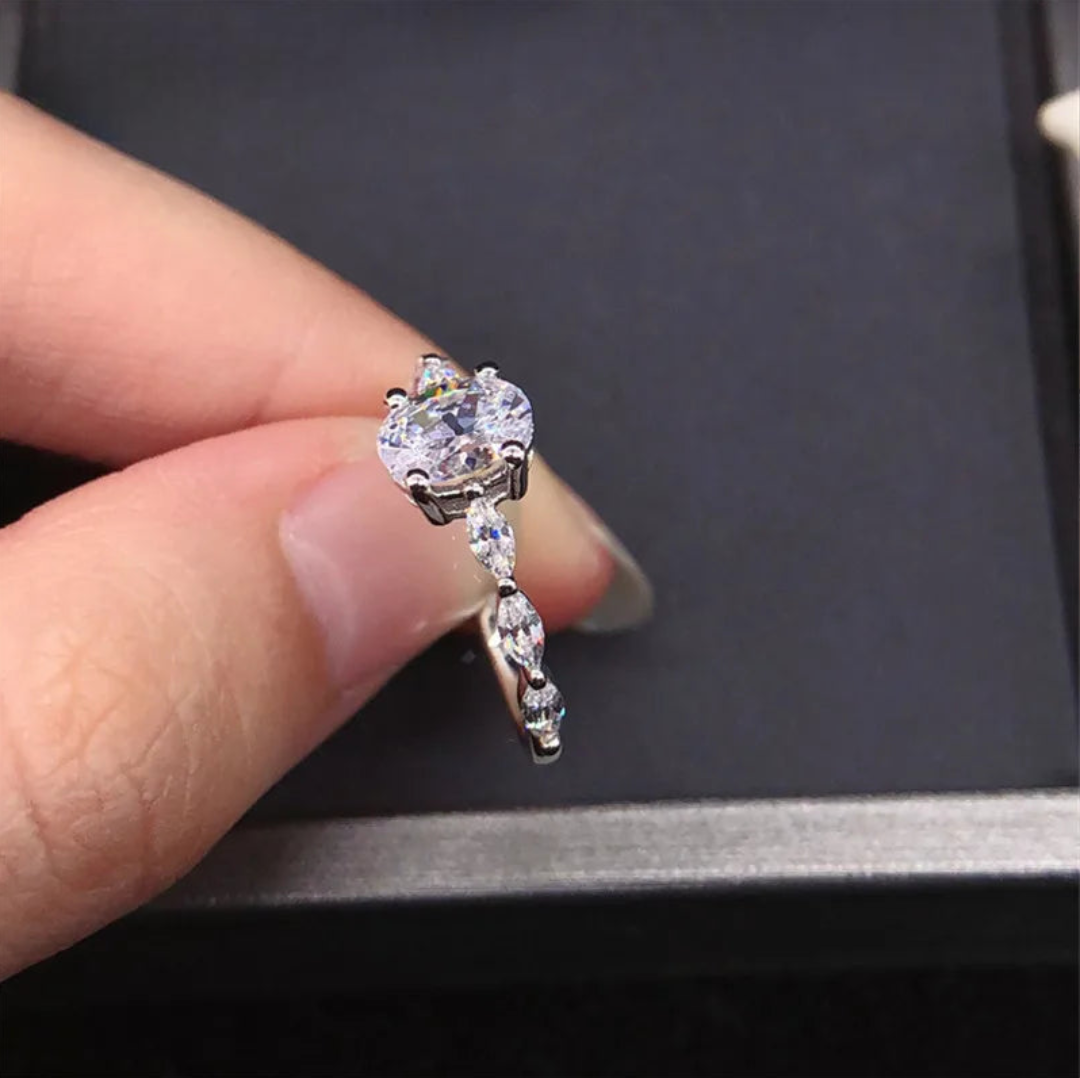 Bague Moissanite Imperial