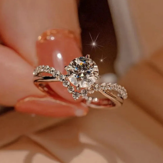 Bague Moissanite Mirage