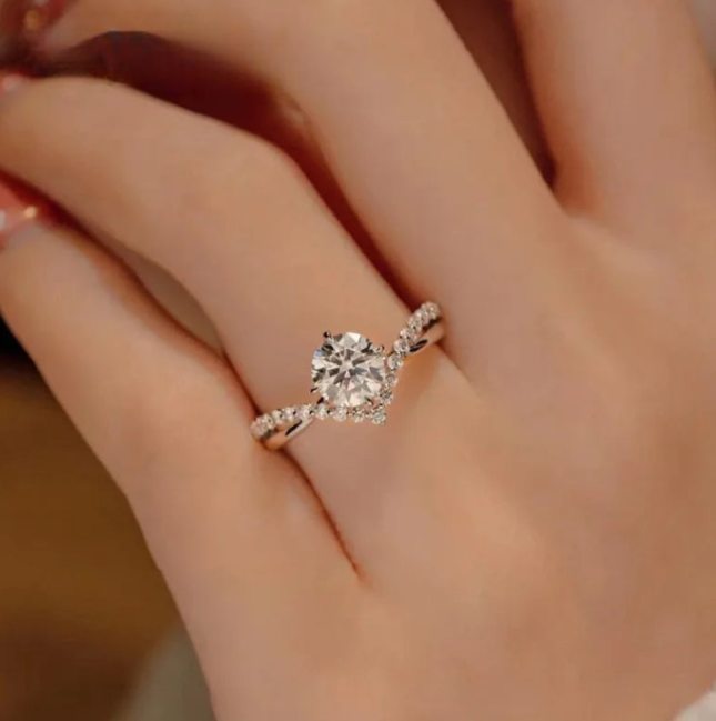 Bague Moissanite Mirage