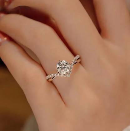 Bague Moissanite Mirage