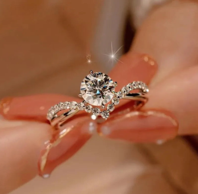 Bague Moissanite Mirage