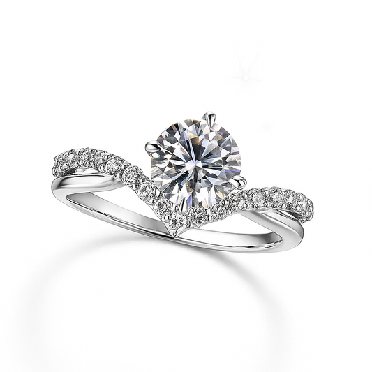 Bague Moissanite Mirage