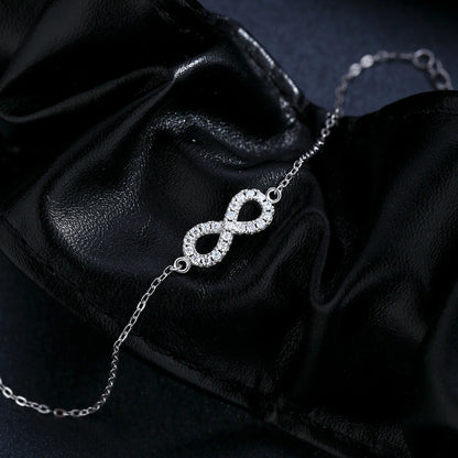 Bracelet moissanite femme - infinite